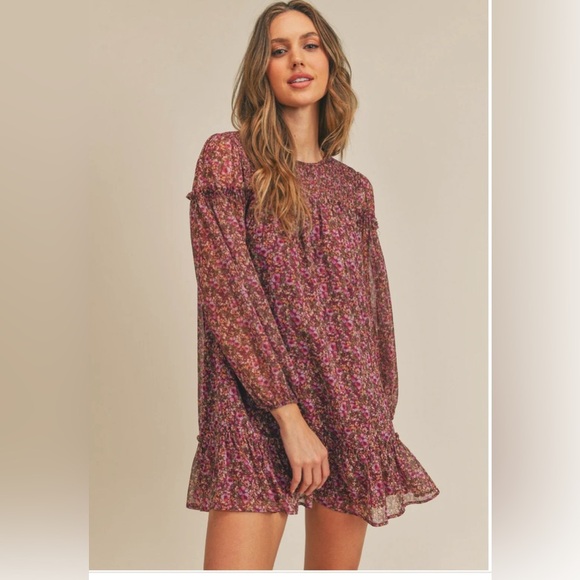 Sadie & Sage Dresses & Skirts - Sadie & Sage “Dear Rosaline” Floral Mini Dress – Size Small